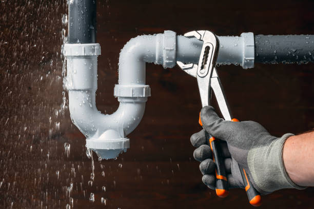 Professional Water Line Repair technician working in Richfield, NC